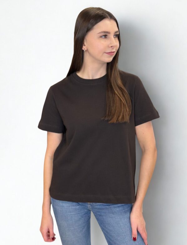 Brązowy t-shirt Camino Samsøe Samsøe