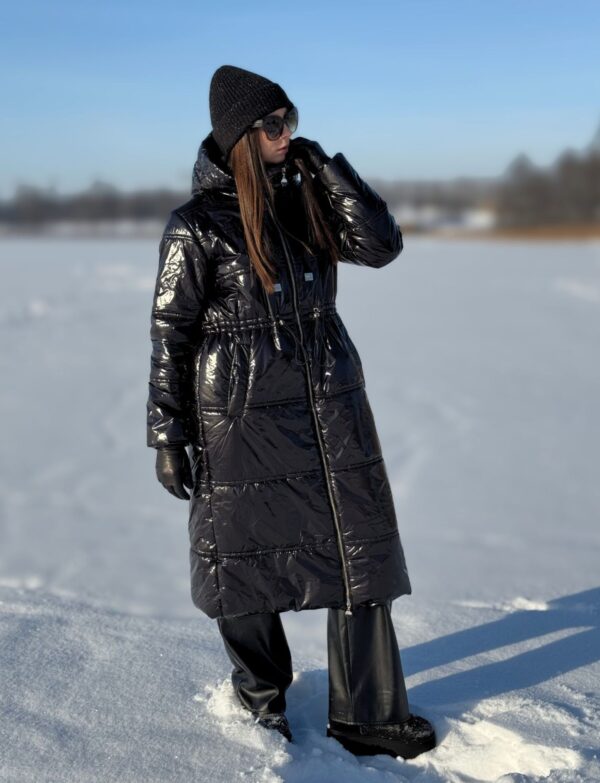 Czarny płaszcz Liu Jo