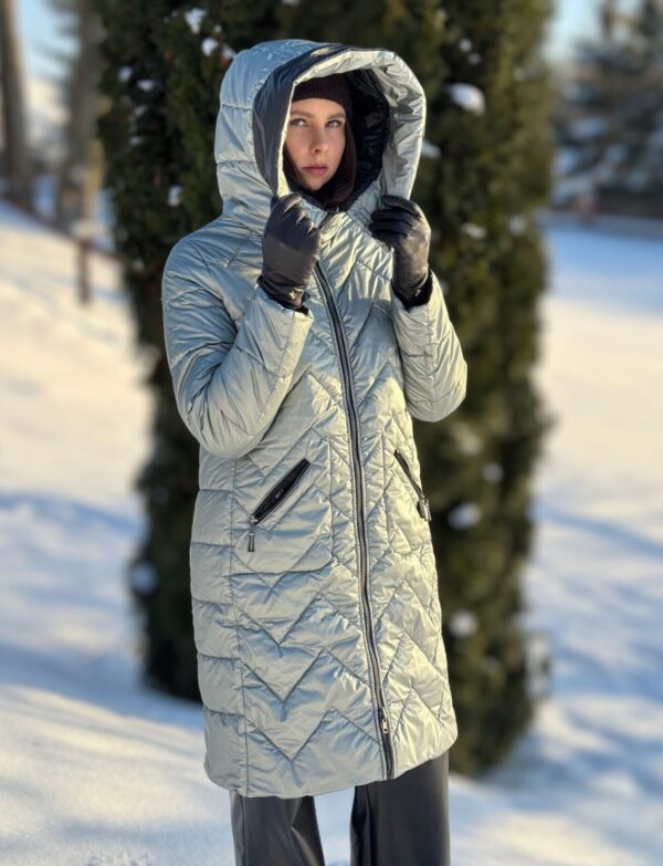 Dwustronny pikowany płaszcz Boca