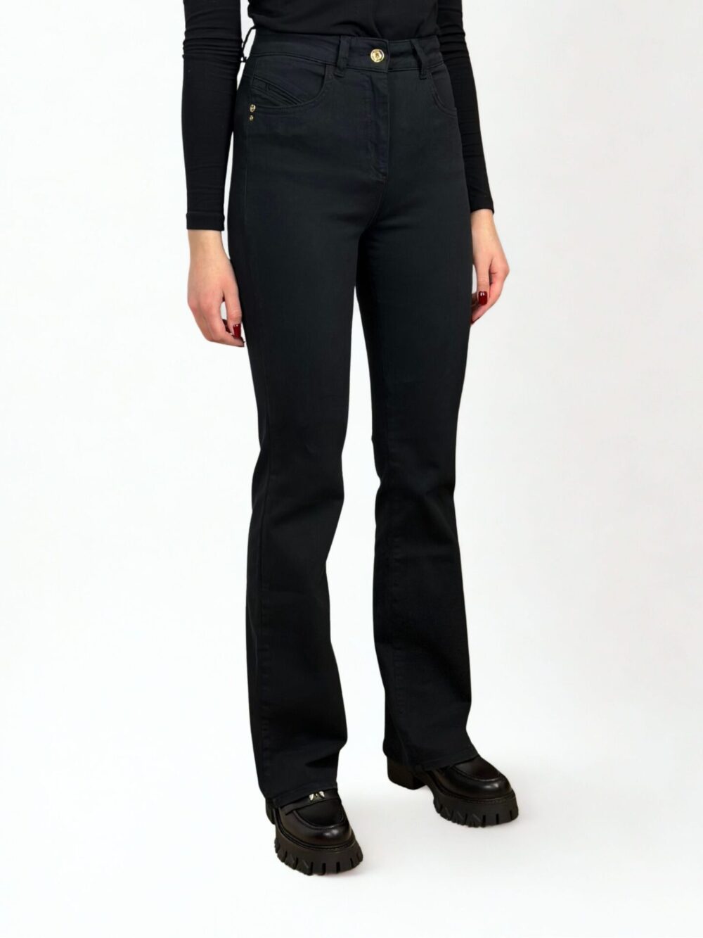 czarne dzwony Patrizia Pepe przód