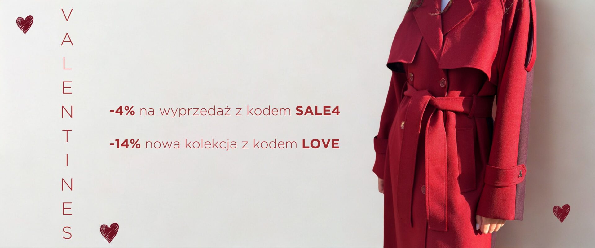 Kod rabatowy na walentynki