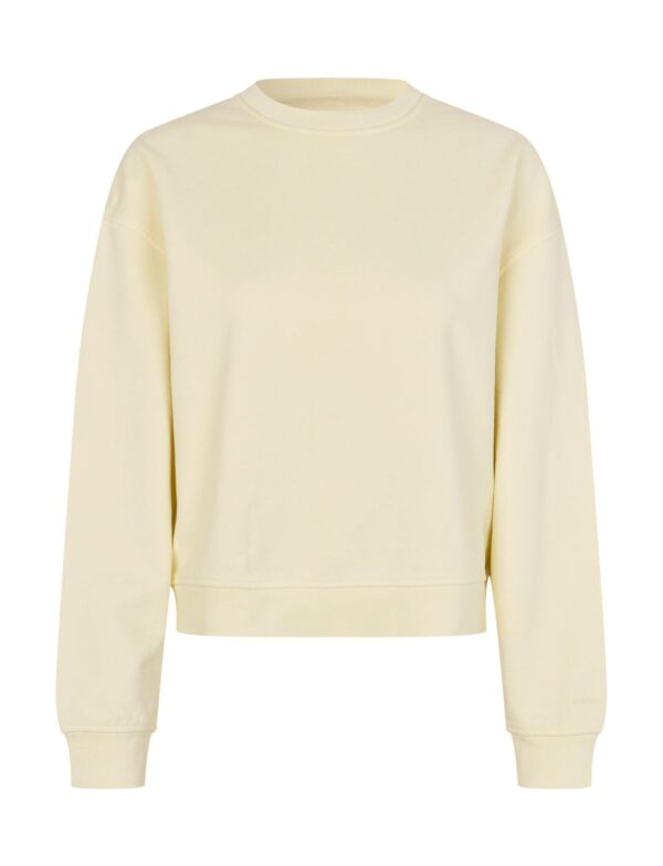 bluza Samsøe Samsøe Savan masełkowa bluza damska bawełniana przód