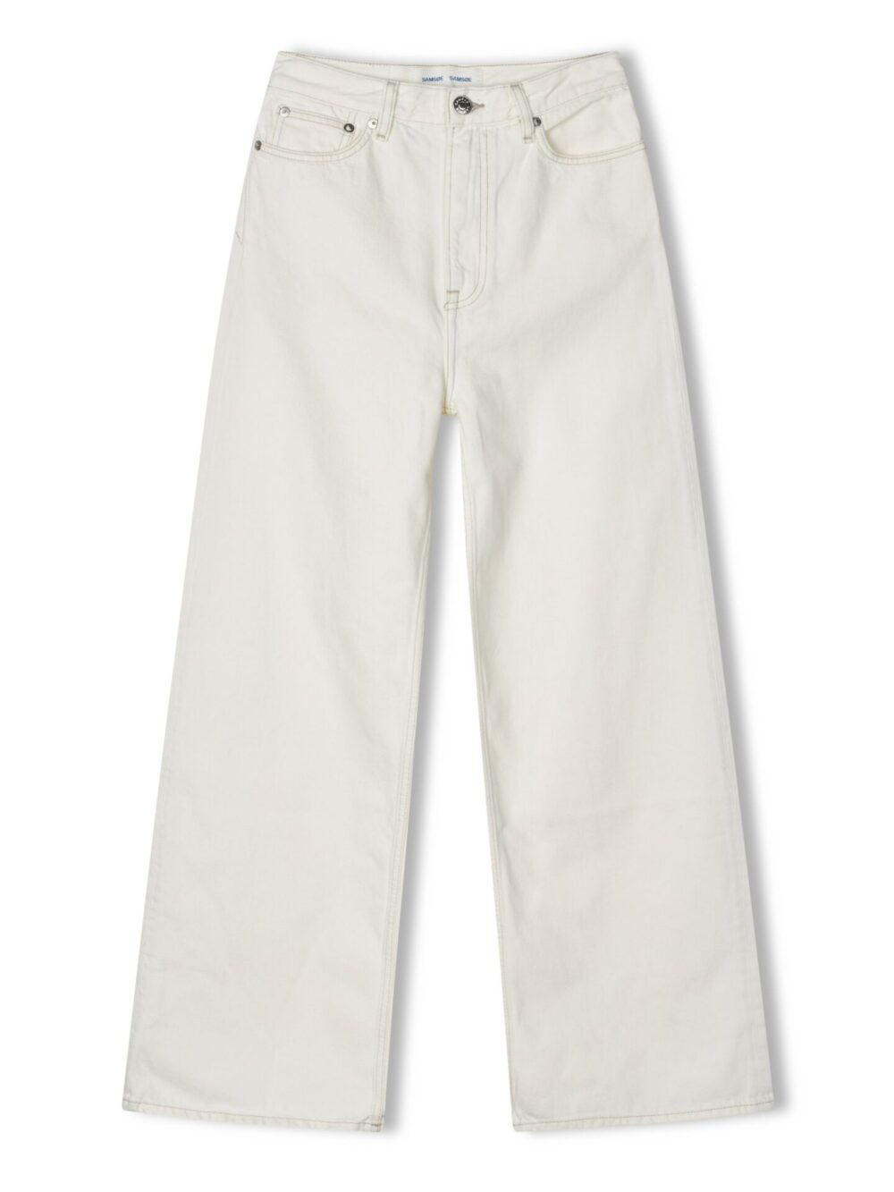 Białe jeansy Samsøe Samsøe Sarebecca przód
