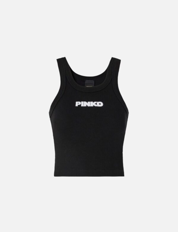 Czarny Top Pinko Bloody przód
