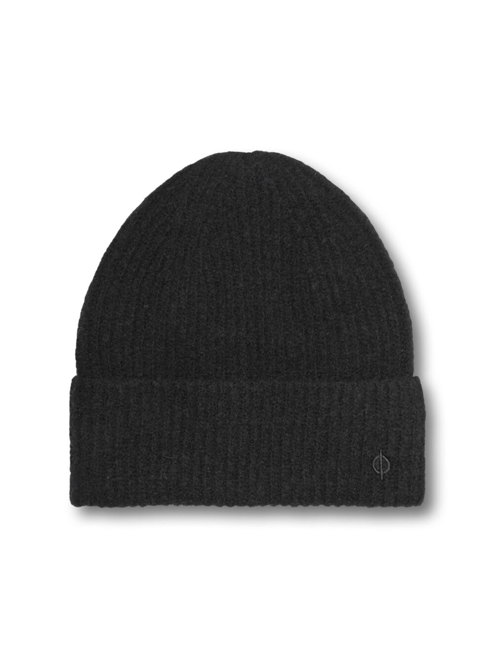 Czarna czapka Samsøe Samsøe Sapia Beanie przód