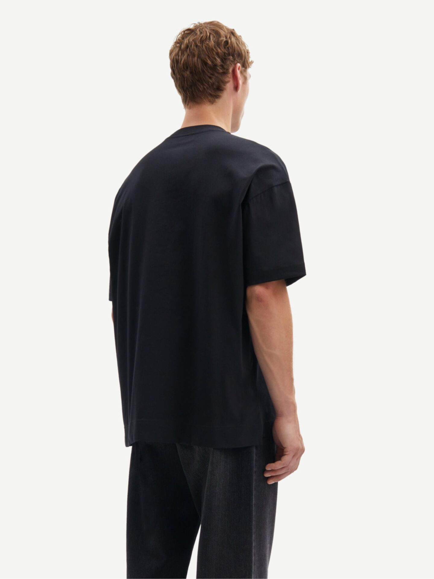 Czarny t-shirt Joel Samsøe Samsøe