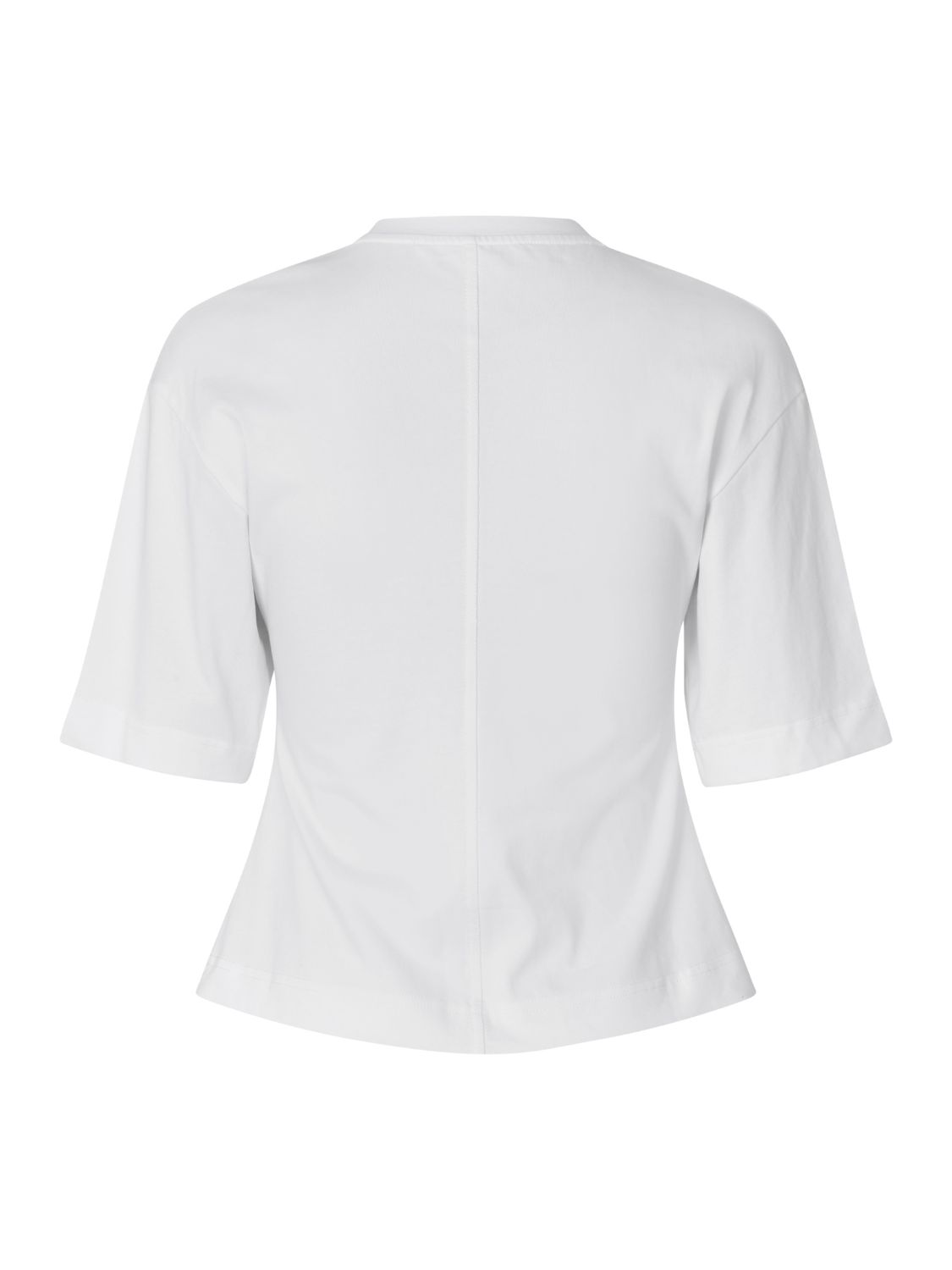 Biały t-shirt Samsøe Samsøe Sadisas